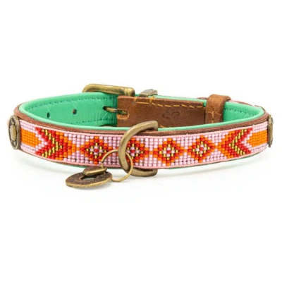 Afbeelding van Dwam Halsband Sweet Mae Roze Hondenhalsband 29 33x2 cm