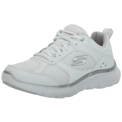 Afbeelding van Skechers Flex Appeal 5.0 Dames, Wsl Wit en Zilver