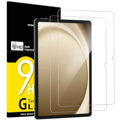 Afbeelding van NEW&#039;C Samsung Galaxy Tab A9+/A9 Plus 11 inch displaybeschermfolie van gehard glas, krasbestendig, anti vingerafdruk, 9H hardheid, ultra transparant, ultrasterk, 0,33, 2 stuks