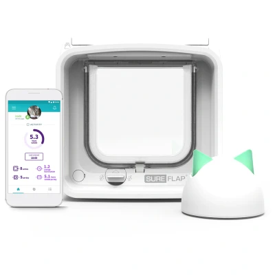 Afbeelding van Sureflap Microchip Kattenluik Connect Bundel Wit