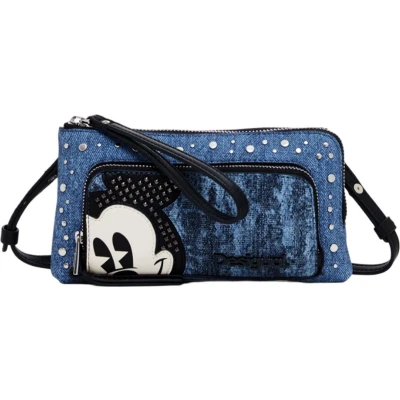Afbeelding van Desigual Mickey Mouse Clutch, Dames, Maat: One Size, Dark blue