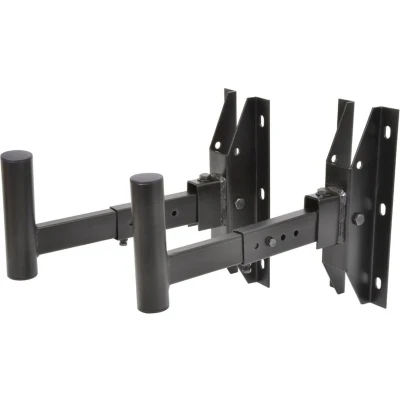 Afbeelding van Qtx LMB01 verstelbare speaker box luidspreker muurbeugel set