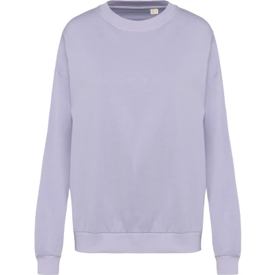 Afbeelding van Native Spirit Ecologische oversized uniseks sweater French Terry NS415 Washed Parma