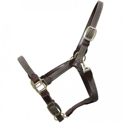 Afbeelding van Kentucky Halster Gevlochten Nylon Grey Cob