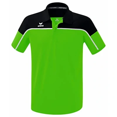 Afbeelding van Erima Poloshirt, Heren, Maat: Large, Gruenschwarz