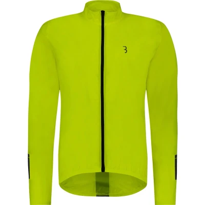 Afbeelding van BBB Cycling BaseShield Fietsjack Wielrennen Winddicht en Waterafstotend Fietsjas Voor Dames Heren Neon Geel Maat S BBW 148