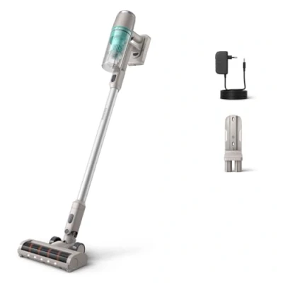 Afbeelding van Philips Draadloze stofzuiger serie 2000, 3 traps filtersysteem, nauwkeurig mondstuk met led, looptijd van 40 minuten, afneembare accu, PowerCyclone7 technologie ((XC2012/01)