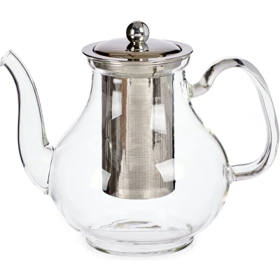 Afbeelding van Theepot Classic Groot Kristal Transparant Staal (1100 ml)