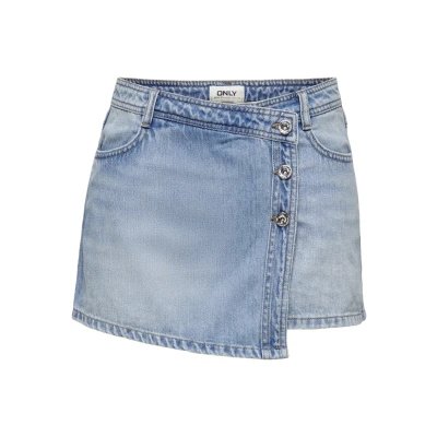 Afbeelding van ONLY Skort Lesly Blauw jeans L