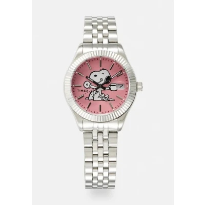 Afbeelding van Timex Peanuts Legacy TW2V47400 Horloge Staal Zilverkleurig Ø 34 mm