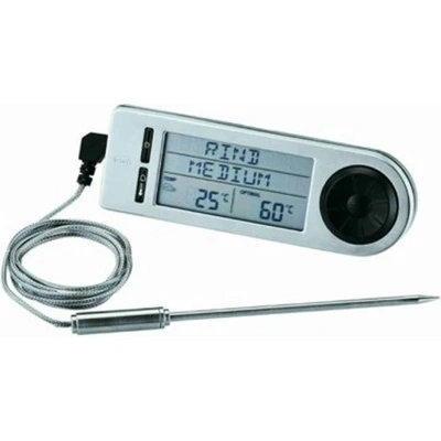 Afbeelding van Rösle Keuken Thermometer Digitaal voor Vlees 20 tot 250 C Silver / Stainless Steel
