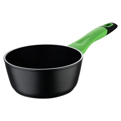 Afbeelding van Steelpan 16 cm van gesmeed aluminium, inductie, vitoria zwart