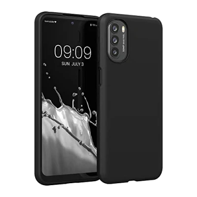 Afbeelding van kwmobile telefoonhoesje geschikt voor Motorola Moto G31 / G41 Hoesje smartphone Back cover in mat zwart