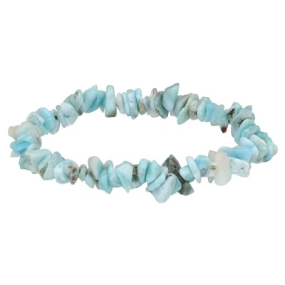 Afbeelding van Lebensquelle Plus Schitterende Larimar armband Hoogwaardige edelsteen 19 centimeter, Edelsteen, Larimar,