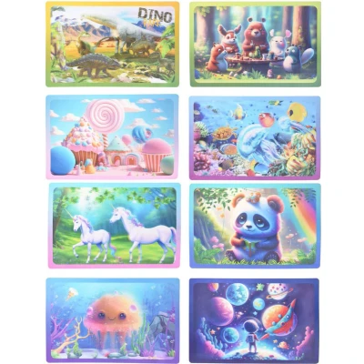 Afbeelding van Holografische Placemats, 16st.