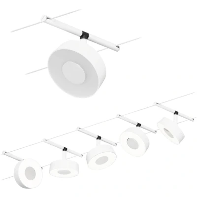 Afbeelding van Paulmann WS DC Circle Kabelsysteem compleet Wit (mat), Chroom