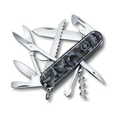 Image de Victorinox Huntsman Navy Camouflage Couteau Suisse 91 mm 15 Fonctions