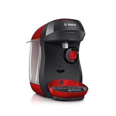Afbeelding van BOSCH TASSIMO T10 HAPPY Rood en antraciet koffiemachine voor meerdere dranken geschikt capsules