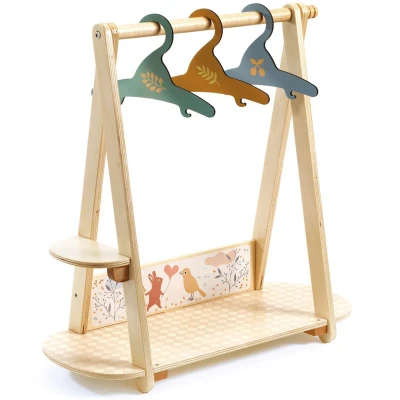 Afbeelding van Djeco poppenkledingrek