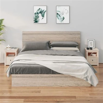 Afbeelding van Nachtkastje 40X35X49 Cm Massief Grenenhout 2 / Naturel