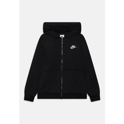 Afbeelding van Nike Sportswear CLUB Unisex Sweater met rits voor kinderen, Maat: 147/158, Black/white