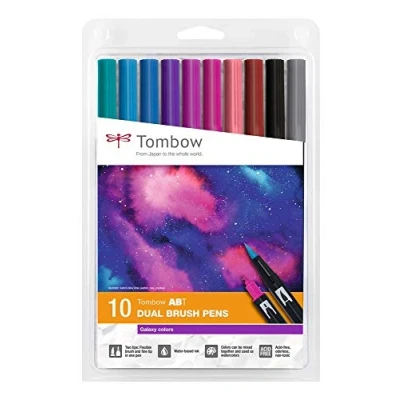 Image de Set de 10 feutres Tombow France &amp; Benelux Abt Dual Galaxy