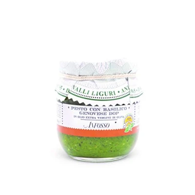Afbeelding van Olio Anfosso Pesto Basilica Con Basilico Genovese Dop uit olijfolie, extra 180 g