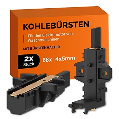 Afbeelding van 2 stuks vervangende koolborstels voor 405505048/0 4055050480 met AMP houder, geschikt Welling 379441100 3/3794411003