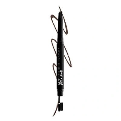 Afbeelding van NYX Professional Makeup Fill &amp; Fluff Wenkbrauwpotlood Brunette 15 gram