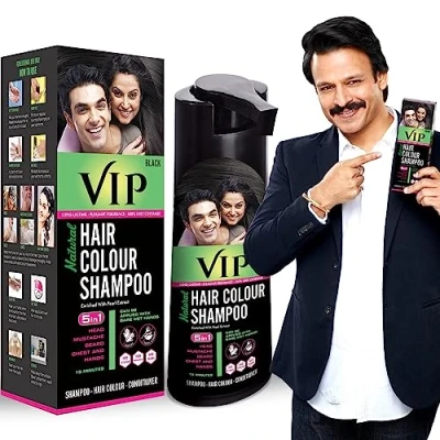 Afbeelding van VIP Hair Colour Shampoo Black (180ml)