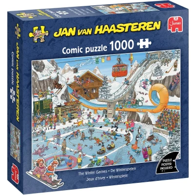 Afbeelding van Jumbo JAN VAN Haasteren THE Winter Games Puzzel multicoloured voor kinderen, Maat: One Size, Multi coloured