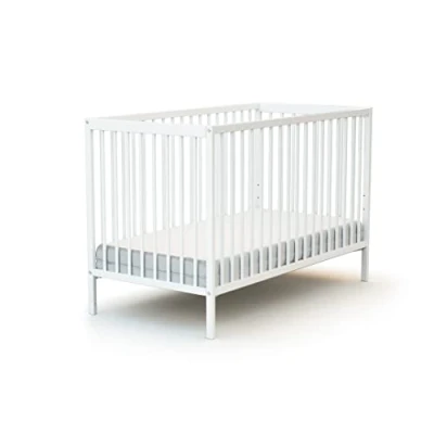Afbeelding van AT4 Kinderbed ESSENTIEL in hout Wit 60 x 120 cm