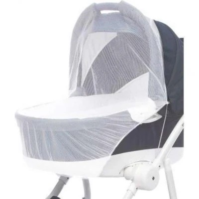 Afbeelding van Babyono Universeel Anti muggennet voor Kinderwagen of Maxicosi Wit Insecten net Klamboe