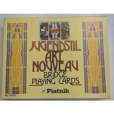 Afbeelding van Jugendstil Ditha Moser: speelkaarten 2 x 55 kaarten