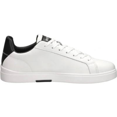 Afbeelding van Replay Polys Studio Sneakers laag, Heren, Maat: 44, White/black Leer en imitatieleer