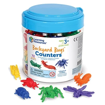 Afbeelding van Learning Resources Tuininsecten (set van 72), medium, rood, groen