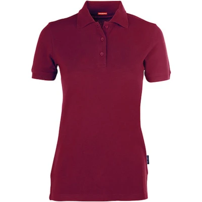 Afbeelding van Women&#039;s Heavy Polo &#039;Performance&#039; met korte mouwen Bordeaux S