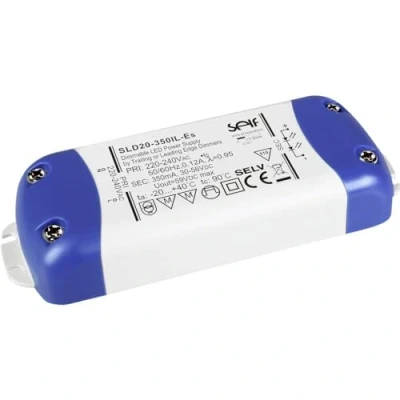 Afbeelding van Self Electronics SLD40 800IL ES LED driver Constante stroomsterkte 40 W 800 mA 25 50 V/DC Dimbaar, Montage op ontvlambare oppervlakken,