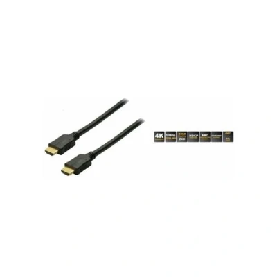 Image de Shiverpeaks BASIC S Câble HDMI avec Ethernet mâle pour 20 m blindé noir moulé