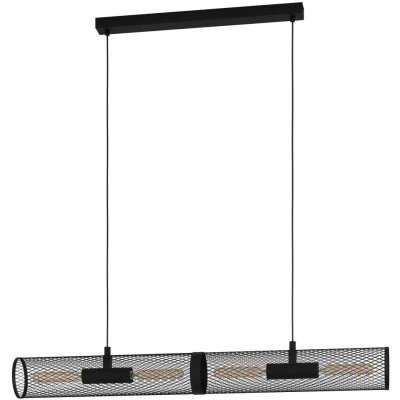 Afbeelding van EGLO Redcliffe Hanglamp E27 108 cm Zwart