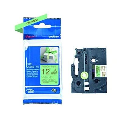 Afbeelding van Brother TZE RM34 printerlint Goud