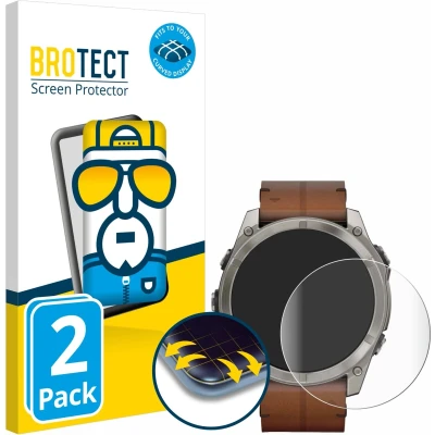 Afbeelding van BROTECT Volledig scherm bescherming, Smartwatch beschermfolie, Transparant
