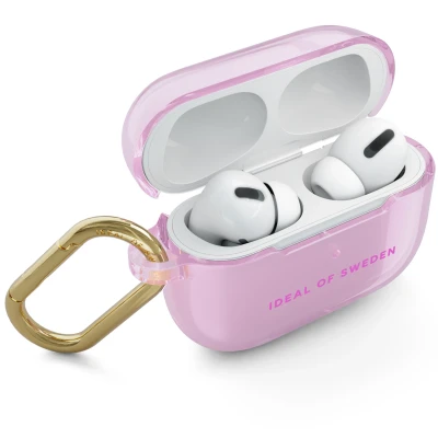 Afbeelding van iDeal of Sweden Hoesje Geschikt voor AirPods Pro Clear Case roze
