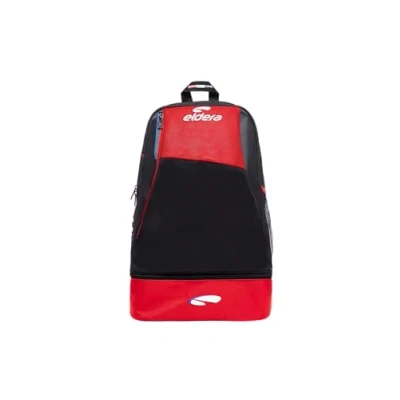 Afbeelding van Eldera rugzak met 3 ballen, rood/zwart, rood, Rood