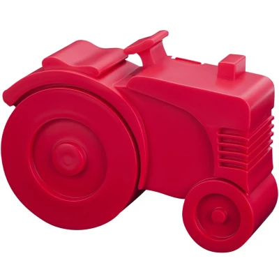 Afbeelding van Blafre lunchbox silhouet tractor rood