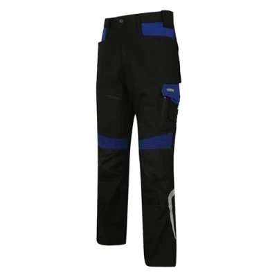 Afbeelding van Goodyear Gypnt010 Arbeitshose Workwear Contrast Detail Pant Black/Royal Blue W36 L33
