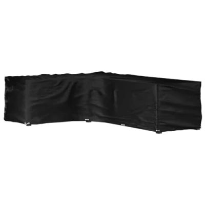 Afbeelding van Tuinmeubelhoezen met 18 oogjes L vormig 220x285x80 cm
