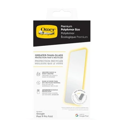 Afbeelding van OtterBox Screenprotector Geschikt voor Google Pixel 9 Pro Fold Premium PolyArmor Eco Series