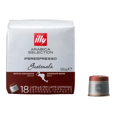 Image de 3,00 de remise illy Iperespresso Arabica Selection Guatemala 1 pièce 130 g