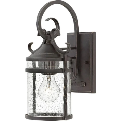 Afbeelding van Hinkley LED Wand Buitenlamp Casa 1X E27 Max 60W IP44 Dimbaar Olde Black